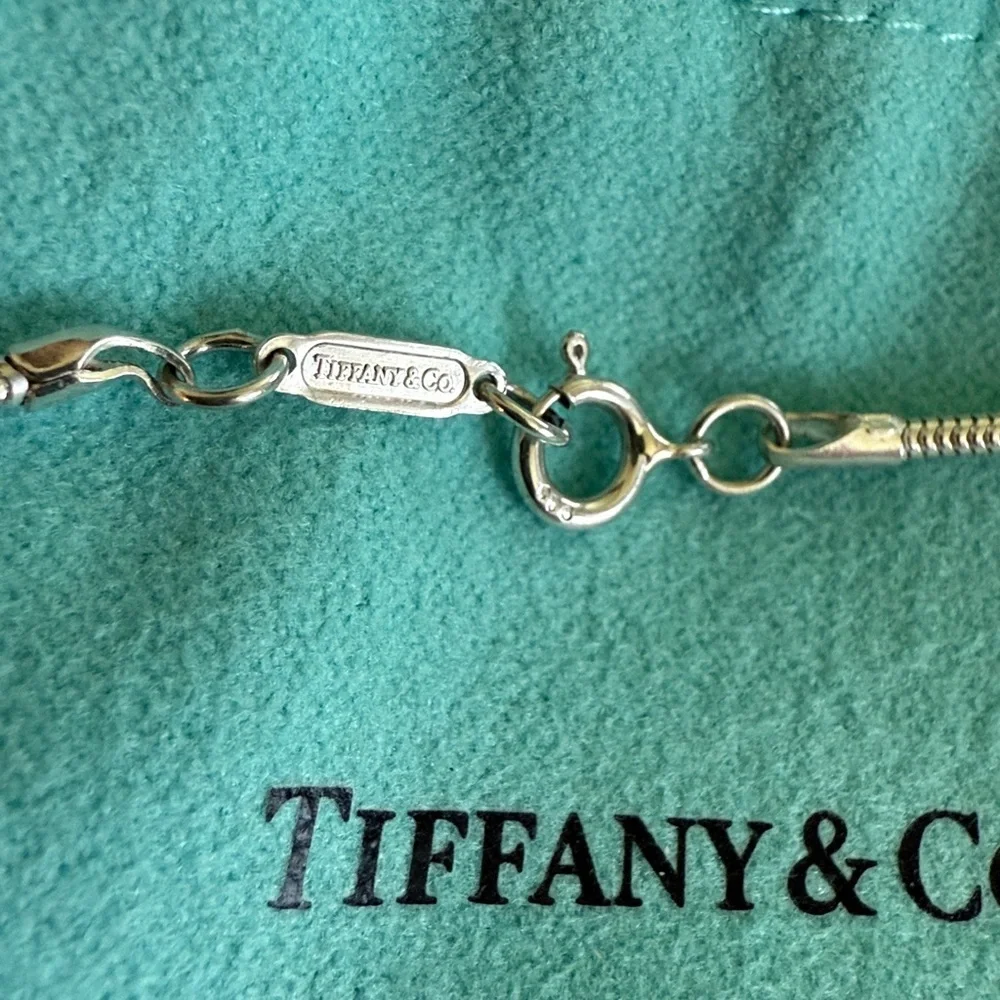 🩵Tiffany & Co. ©️2001 1837 Bar Pendant Necklace w/ 18” Chain